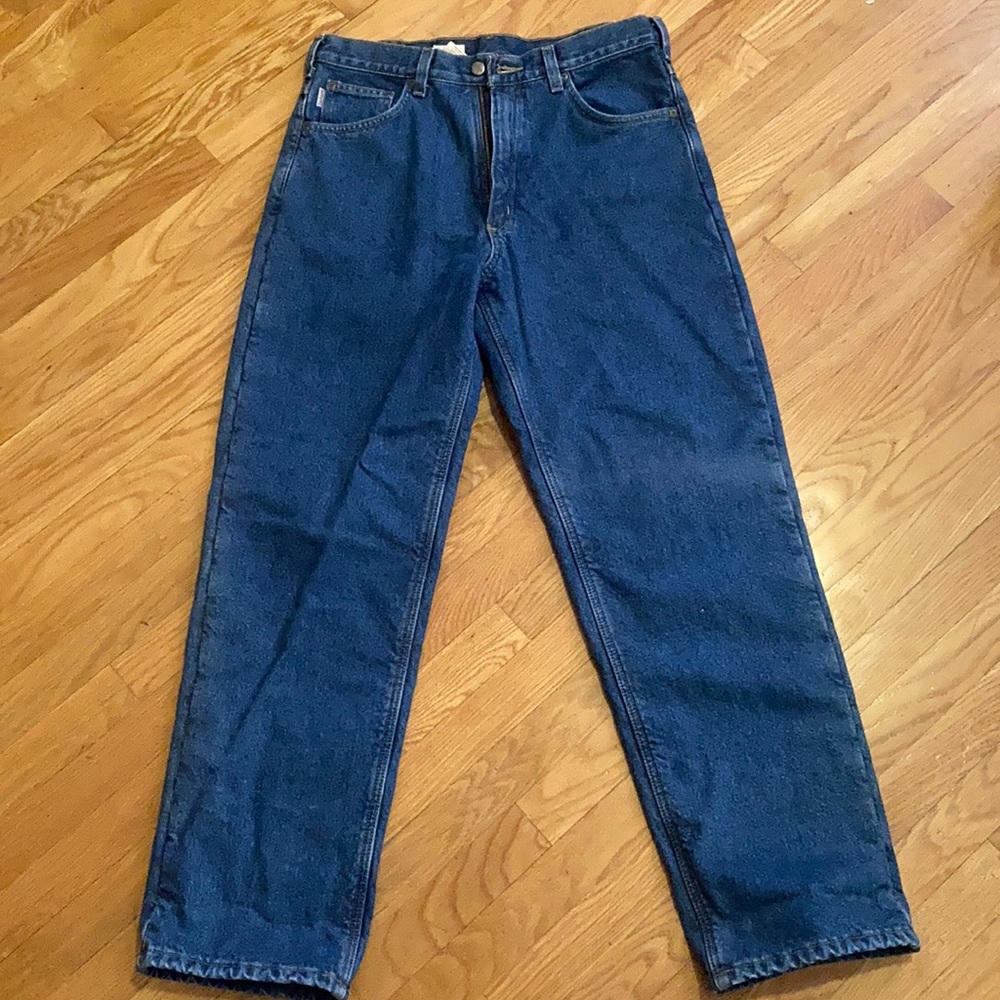 Carhartt fleece lined pants 34X32